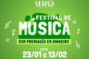 Festival de Música: inscrições para etapa de Gargaú terminam nesta quarta-feira (22/01)