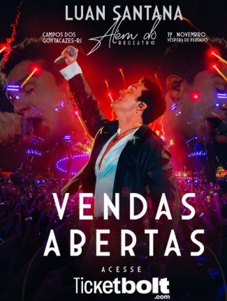 Após 10 anos Luan Santana retorna a Campos
